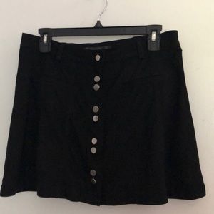 Zara black mini skirt